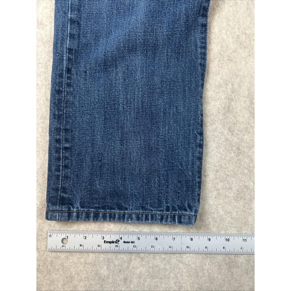 Levi's 501 34x34 Dark Wash Button Fly Made In Mexico - Picture 6 of 10